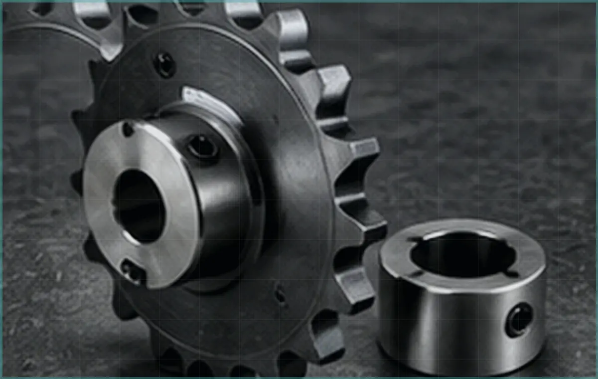 Illustrative sprocket and bushing assembly